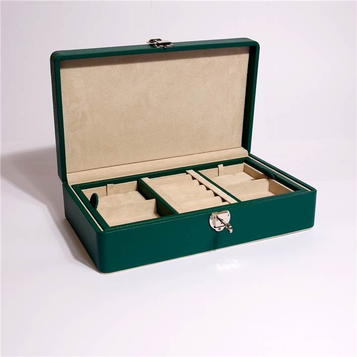 Jewelry case - 2 caveau milano small woman dark green