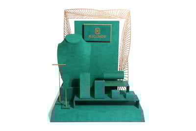 vetrina per esposizione gioielli Riginov