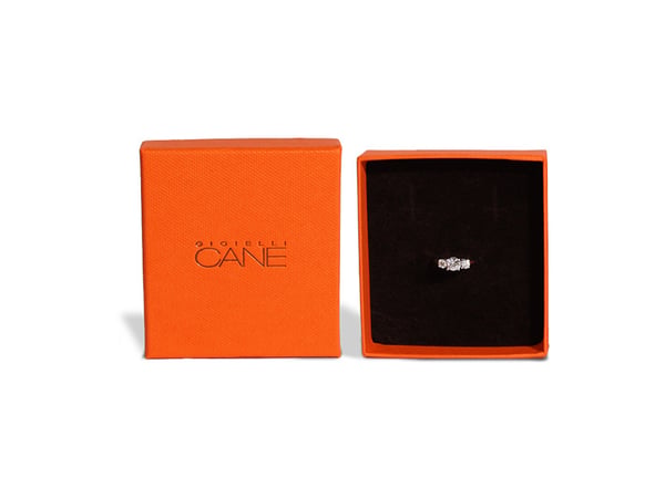 Estuche de cartón para joyas Tao personalizable en papel y color